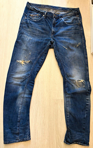 Star raw arc tapered - raw,